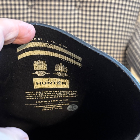 Hunter Classic navy blue Waterproof Boots - Picture 8 of 8